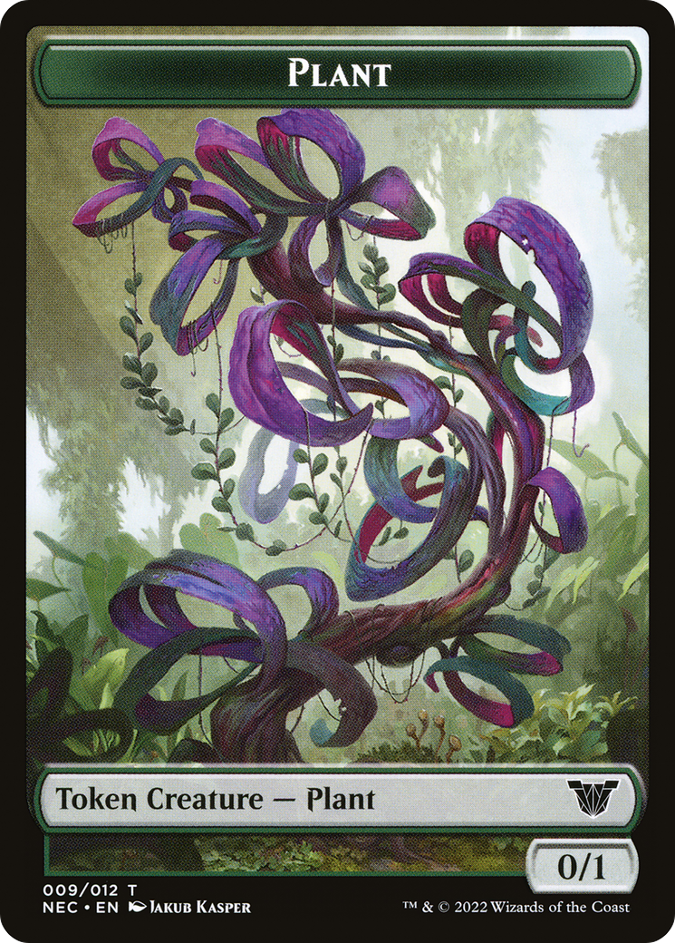 Plant (TNEC-009) - Neon Dynasty Commander Tokens - Premium MTG Single from Wizards of the Coast - Just $0! Shop now at Game Crave Tournament Store