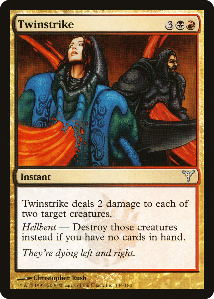 Twinstrike (DIS-134) - Dissension - Premium MTG Single from Wizards of the Coast - Just $0.25! Shop now at Game Crave Tournament Store
