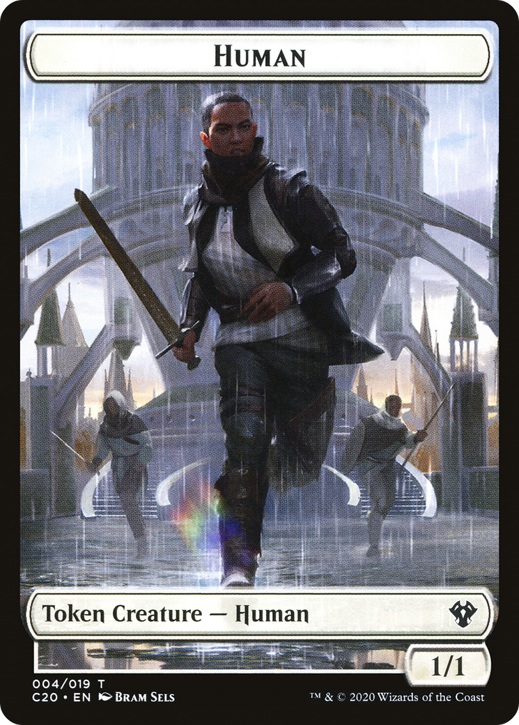 Human (TC20-004) - Commander 2020 Tokens - Premium MTG Single from Wizards of the Coast - Just $0! Shop now at Game Crave Tournament Store