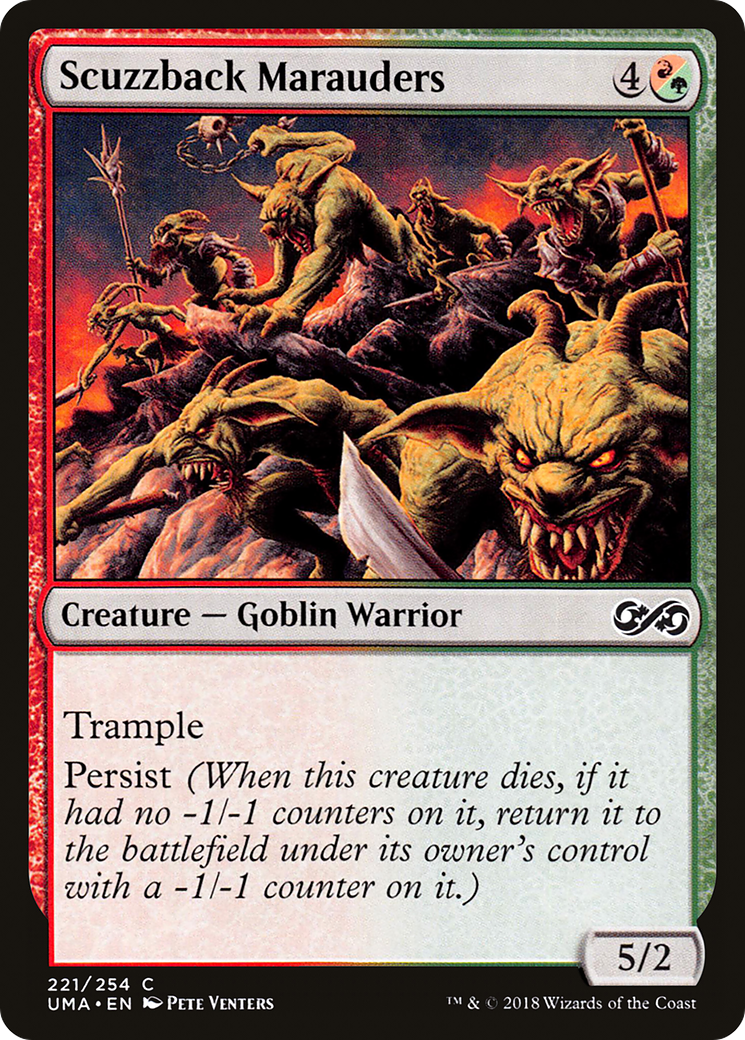 Scuzzback Marauders (UMA-221) - Ultimate Masters Foil - Premium MTG Single from Wizards of the Coast - Just $0.25! Shop now at Game Crave Tournament Store
