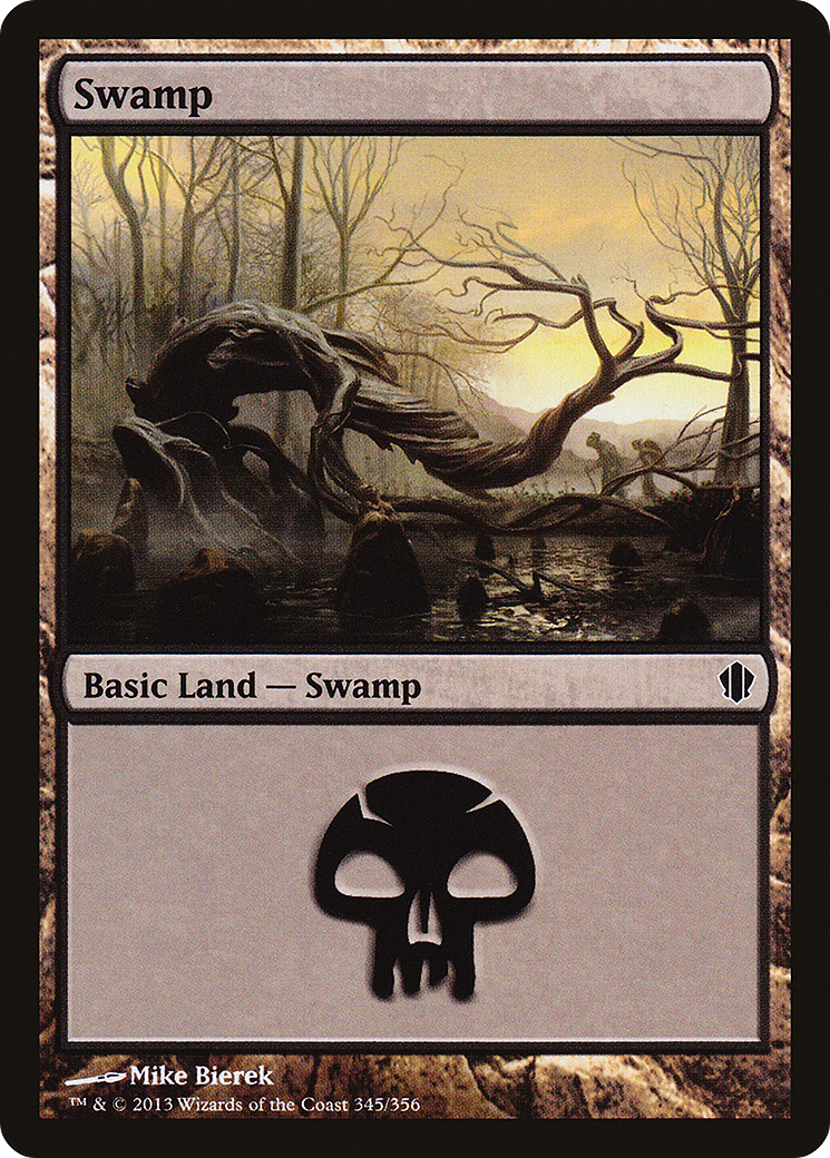 Swamp (C13-345) - Commander 2013 - Premium MTG Single from Wizards of the Coast - Just $0.25! Shop now at Game Crave Tournament Store