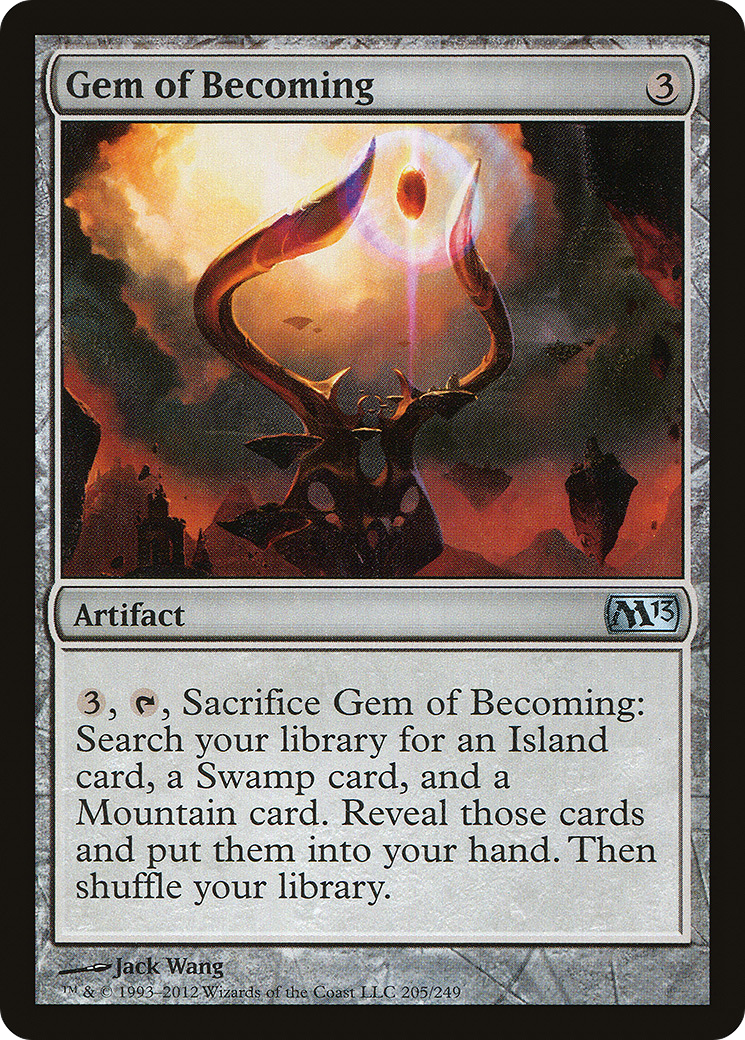 Gem of Becoming (M13-205) - Magic 2013 Foil - Premium MTG Single from Wizards of the Coast - Just $1.77! Shop now at Game Crave Tournament Store