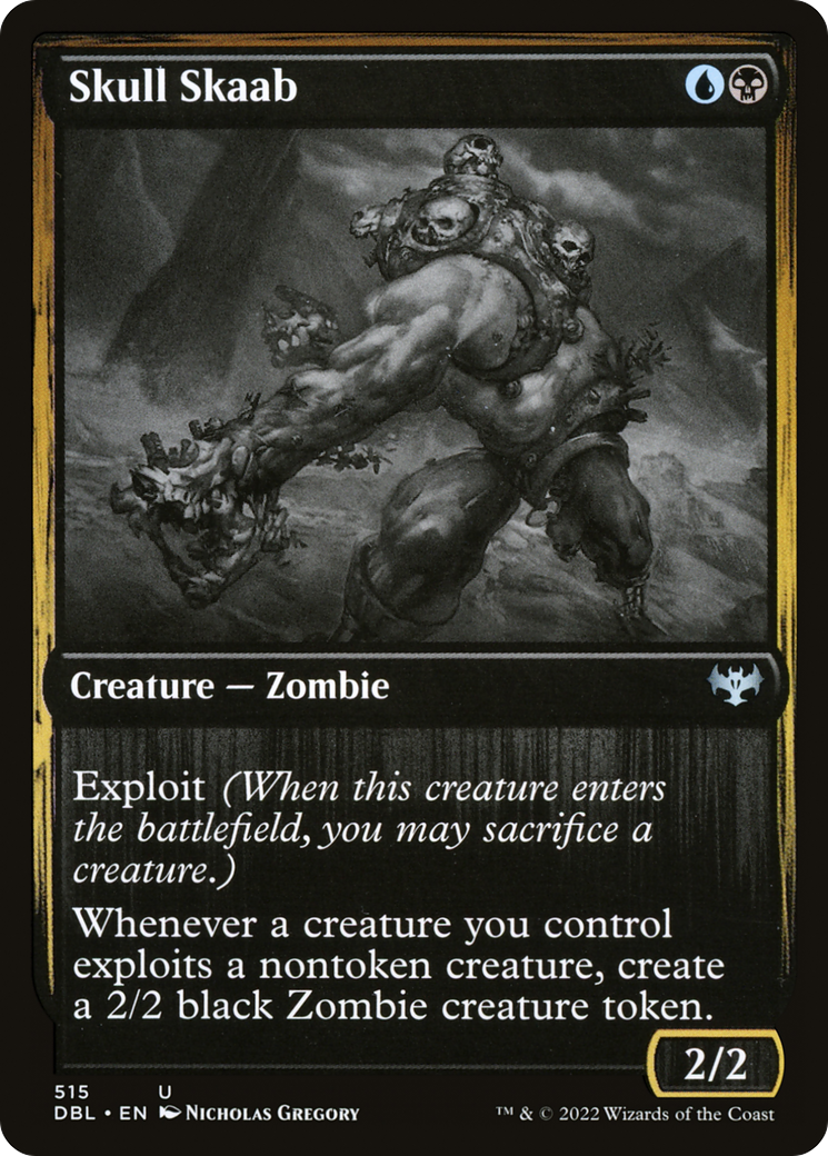 Skull Skaab (DBL-515) - Innistrad: Double Feature Foil - Premium MTG Single from Wizards of the Coast - Just $0.08! Shop now at Game Crave Tournament Store