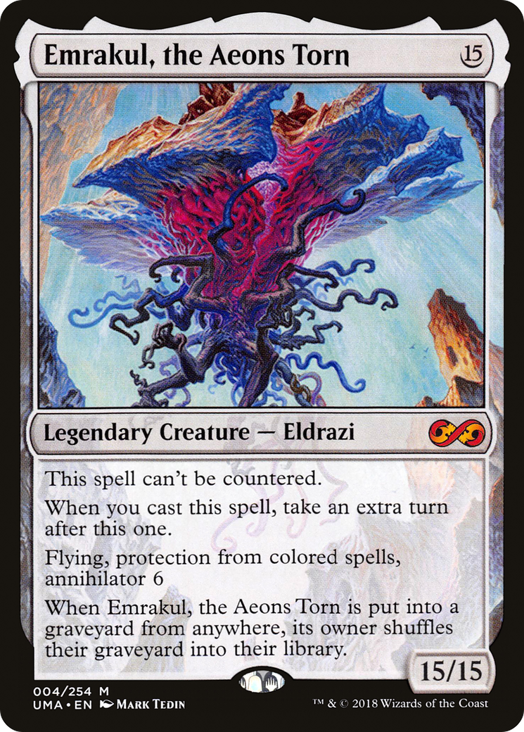 Emrakul, the Aeons Torn (UMA-004) - Ultimate Masters Foil - Premium MTG Single from Wizards of the Coast - Just $20.94! Shop now at Game Crave Tournament Store