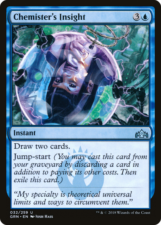Chemister's Insight (GRN-032) - Guilds of Ravnica - Premium MTG Single from Wizards of the Coast - Just $0.25! Shop now at Game Crave Tournament Store