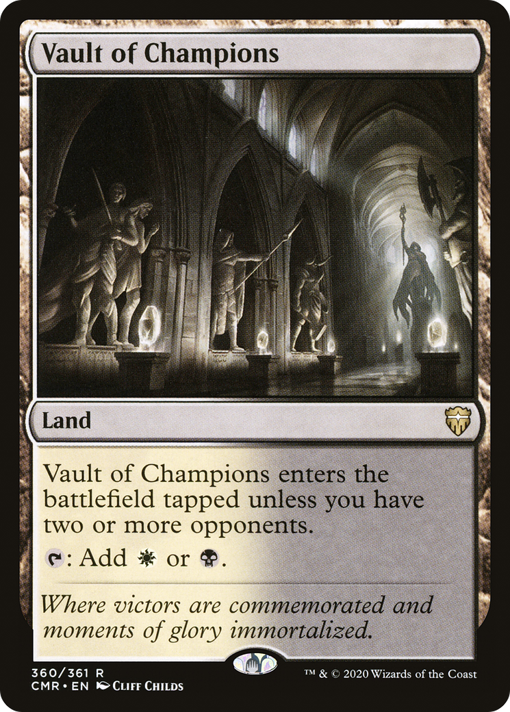 Vault of Champions (CMR-360) - Commander Legends - Premium MTG Single from Wizards of the Coast - Just $3.31! Shop now at Game Crave Tournament Store