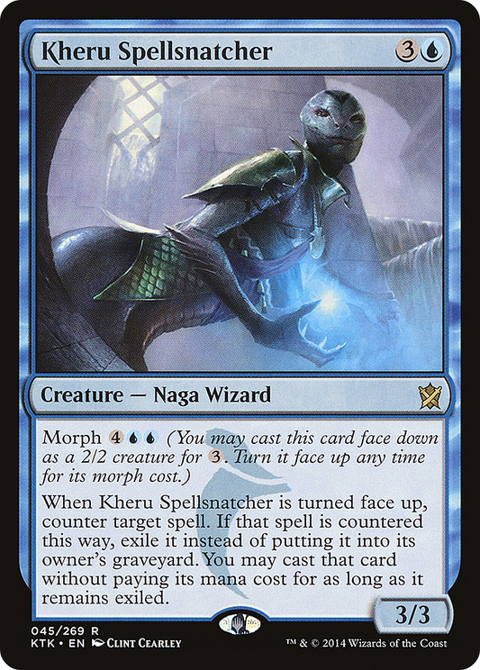 Kheru Spellsnatcher (KTK-045) - Khans of Tarkir - Premium MTG Single from Wizards of the Coast - Just $0.08! Shop now at Game Crave Tournament Store