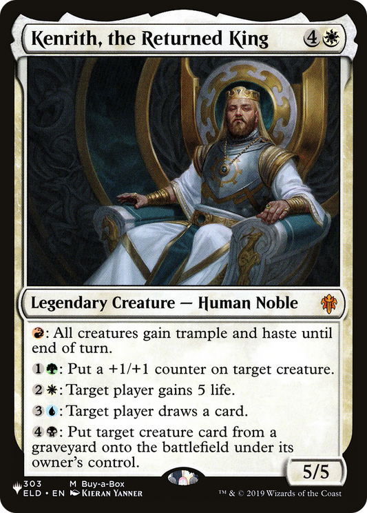 Kenrith, the Returned King (PLIST-1100) - The List - Premium MTG Single from Wizards of the Coast - Just $0.40! Shop now at Game Crave Tournament Store