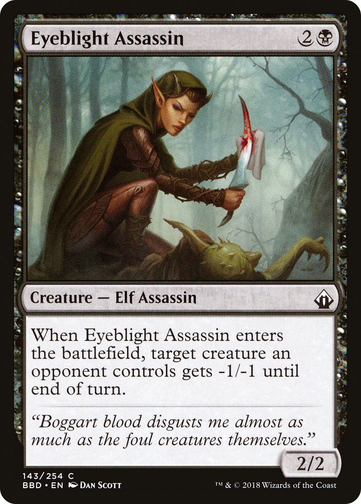 Eyeblight Assassin (BBD-143) - Battlebond Foil - Premium MTG Single from Wizards of the Coast - Just $0.08! Shop now at Game Crave Tournament Store