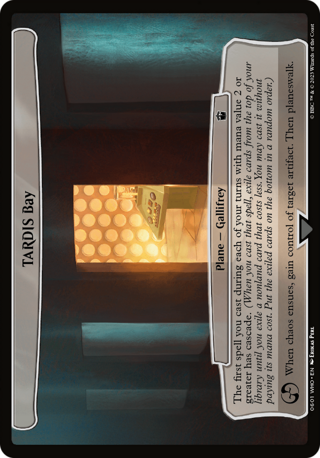 TARDIS Bay (WHO-601) - Doctor Who - Premium MTG Single from Wizards of the Coast - Just $0.08! Shop now at Game Crave Tournament Store