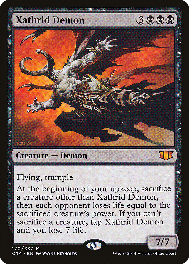 Xathrid Demon (C14-170) - Commander 2014 - Premium MTG Single from Wizards of the Coast - Just $0.10! Shop now at Game Crave Tournament Store