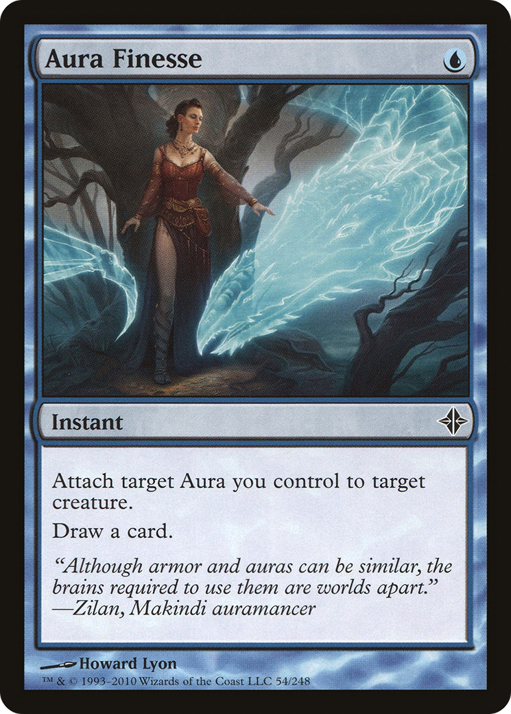 Aura Finesse (ROE-054) - Rise of the Eldrazi - Premium MTG Single from Wizards of the Coast - Just $0.08! Shop now at Game Crave Tournament Store