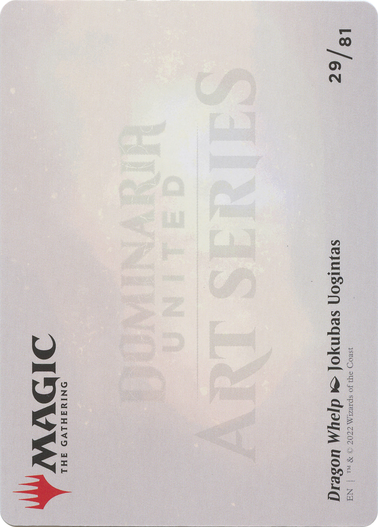 Dragon Whelp // Dragon Whelp (ADMU-029) - Dominaria United Art Series (Borderless) - Premium MTG Single from Wizards of the Coast - Just $0! Shop now at Game Crave Tournament Store