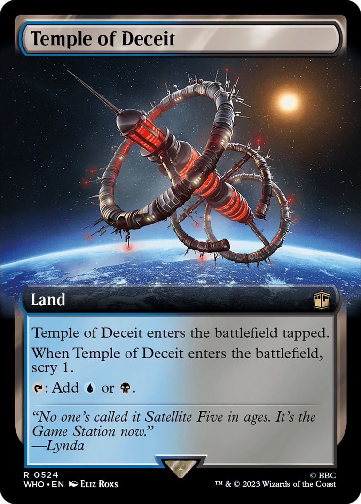 Temple of Deceit (WHO-524) - Doctor Who: (Extended Art) - Premium MTG Single from Wizards of the Coast - Just $0.26! Shop now at Game Crave Tournament Store