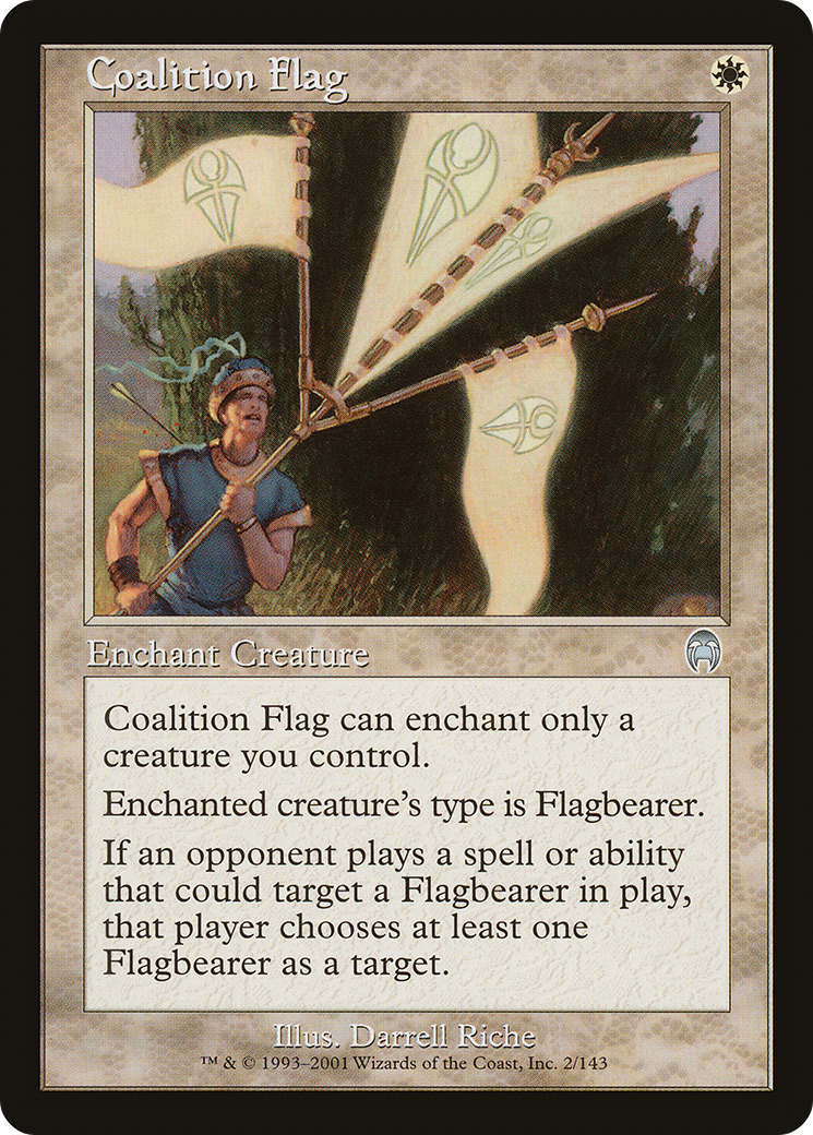 Coalition Flag (APC-002) - Apocalypse Foil - Premium MTG Single from Wizards of the Coast - Just $0.23! Shop now at Game Crave Tournament Store