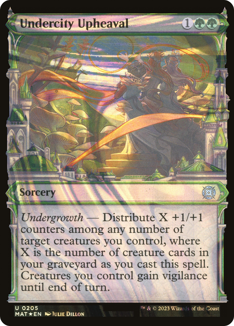 Undercity Upheaval (MAT-205) - March of the Machine: The Aftermath: (Showcase) Foil - Premium MTG Single from Wizards of the Coast - Just $0.26! Shop now at Game Crave Tournament Store