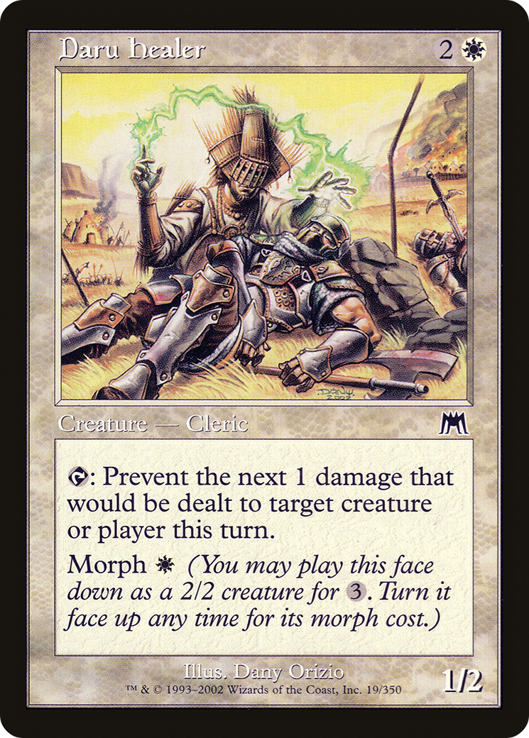 Daru Healer (ONS-019) - Onslaught Foil - Premium MTG Single from Wizards of the Coast - Just $0.36! Shop now at Game Crave Tournament Store