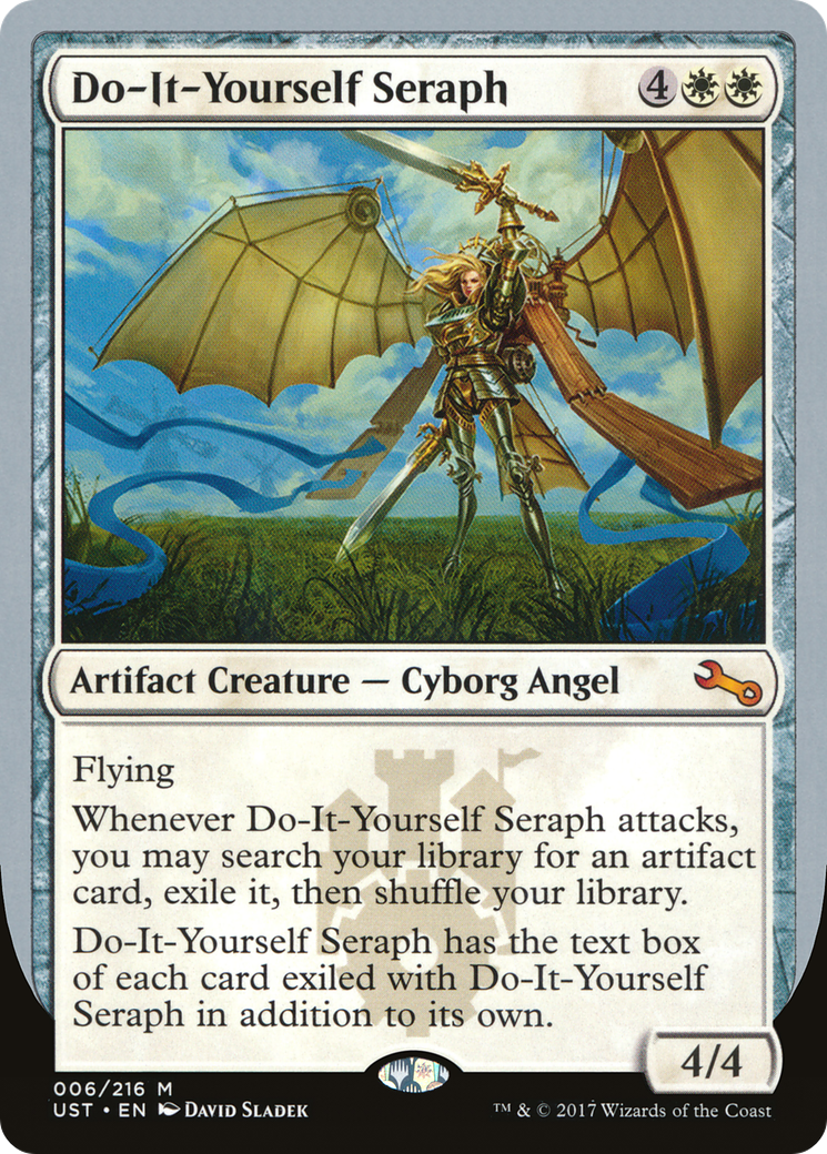 Do-It-Yourself Seraph (UST-006) - Unstable - Premium MTG Single from Wizards of the Coast - Just $0.11! Shop now at Game Crave Tournament Store