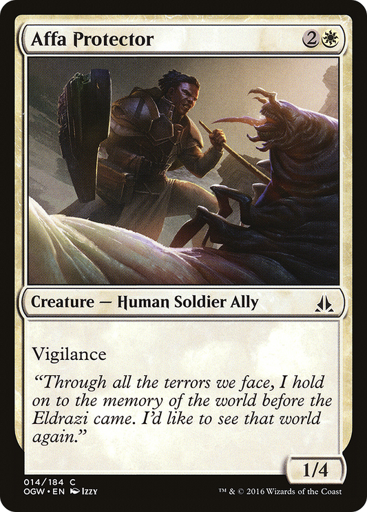 Affa Protector (OGW-014) - Oath of the Gatewatch Foil - Premium MTG Single from Wizards of the Coast - Just $0.25! Shop now at Game Crave Tournament Store