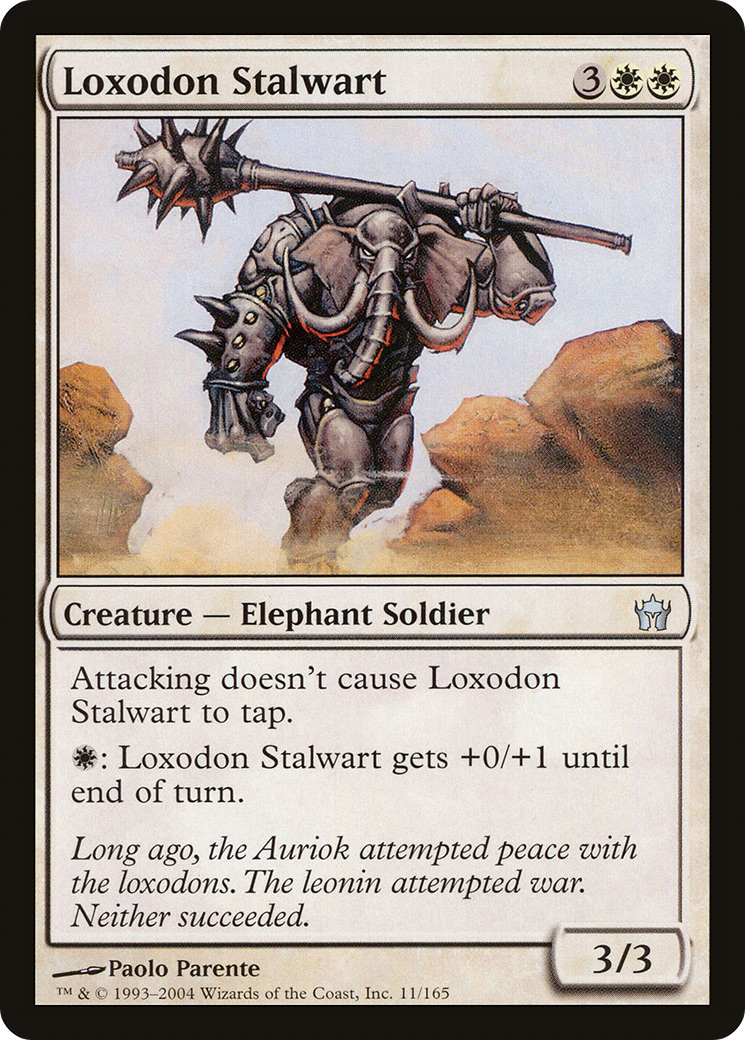 Loxodon Stalwart (5DN-011) - Fifth Dawn - Premium MTG Single from Wizards of the Coast - Just $0.08! Shop now at Game Crave Tournament Store
