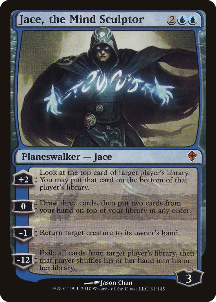 Jace, the Mind Sculptor (WWK-031) - Worldwake Foil - Premium MTG Single from Wizards of the Coast - Just $120! Shop now at Game Crave Tournament Store