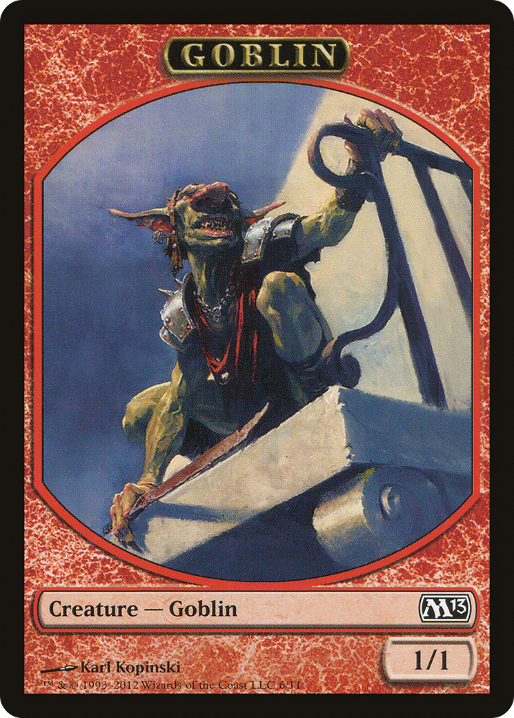 Goblin (TM13-006) - Magic 2013 Tokens - Premium MTG Single from Wizards of the Coast - Just $0.25! Shop now at Game Crave Tournament Store