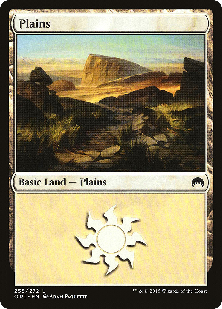 Plains (ORI-255) - Magic Origins - Premium MTG Single from Wizards of the Coast - Just $0.25! Shop now at Game Crave Tournament Store