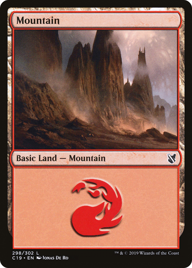 Mountain (C19-298) - Commander 2019 - Premium MTG Single from Wizards of the Coast - Just $0.25! Shop now at Game Crave Tournament Store