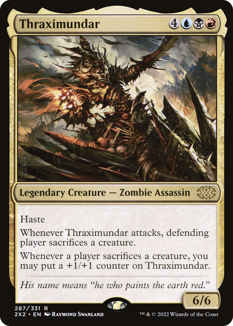 Thraximundar (2X2-287) - Double Masters 2022 - Premium MTG Single from Wizards of the Coast - Just $0.40! Shop now at Game Crave Tournament Store