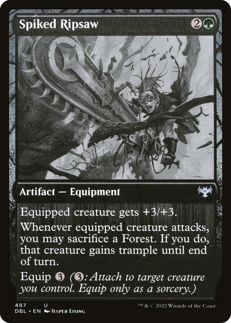 Spiked Ripsaw (DBL-487) - Innistrad: Double Feature - Premium MTG Single from Wizards of the Coast - Just $0.08! Shop now at Game Crave Tournament Store