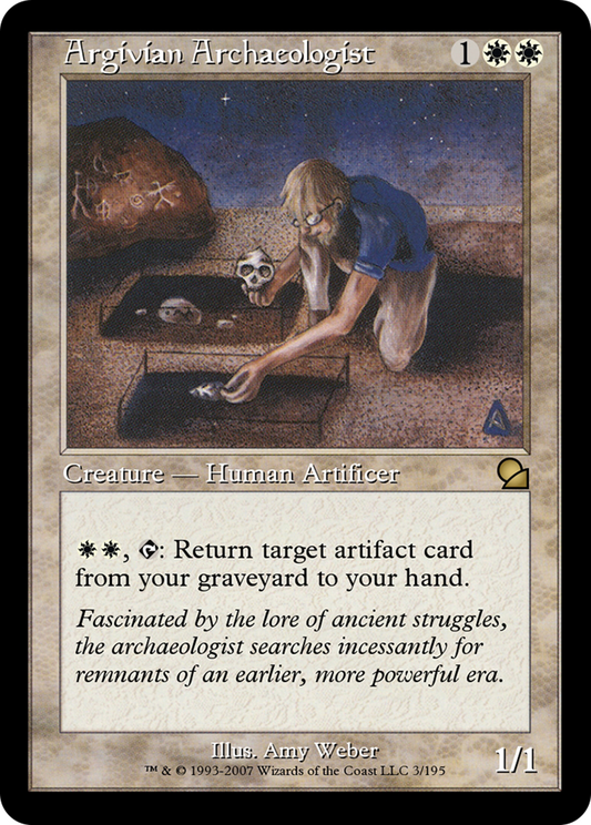 Argivian Archaeologist (ME1-003) - Masters Edition - Premium MTG Single from Wizards of the Coast - Just $0! Shop now at Game Crave Tournament Store