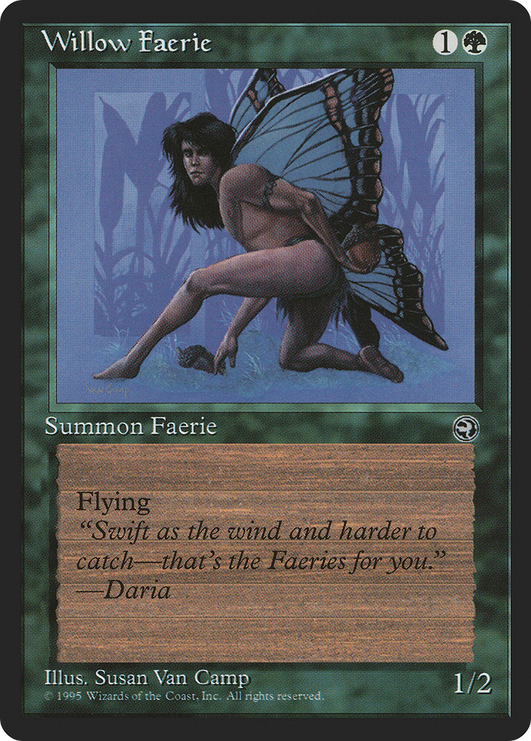 Willow Faerie (HML-99B) - Homelands - Premium MTG Single from Wizards of the Coast - Just $0.08! Shop now at Game Crave Tournament Store