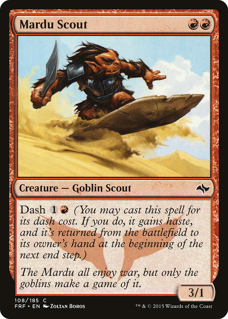 Mardu Scout (FRF-108) - Fate Reforged - Premium MTG Single from Wizards of the Coast - Just $0.08! Shop now at Game Crave Tournament Store