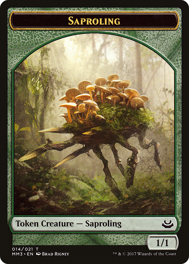 Saproling (TMM3-014) - Modern Masters 2017 Tokens - Premium MTG Single from Wizards of the Coast - Just $0.08! Shop now at Game Crave Tournament Store