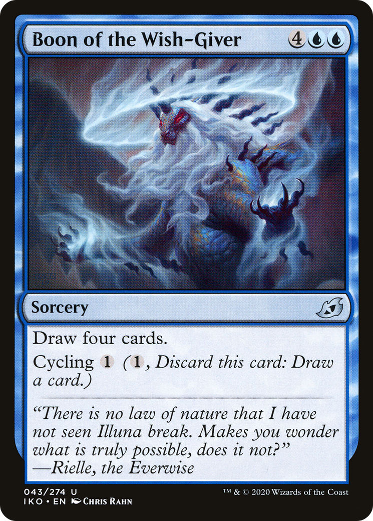 Boon of the Wish-Giver (IKO-043) - Ikoria: Lair of Behemoths Foil - Premium MTG Single from Wizards of the Coast - Just $0.08! Shop now at Game Crave Tournament Store