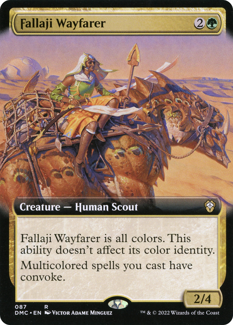 Fallaji Wayfarer (DMC-087) - Dominaria United Commander: (Extended Art) - Premium MTG Single from Wizards of the Coast - Just $1.81! Shop now at Game Crave Tournament Store