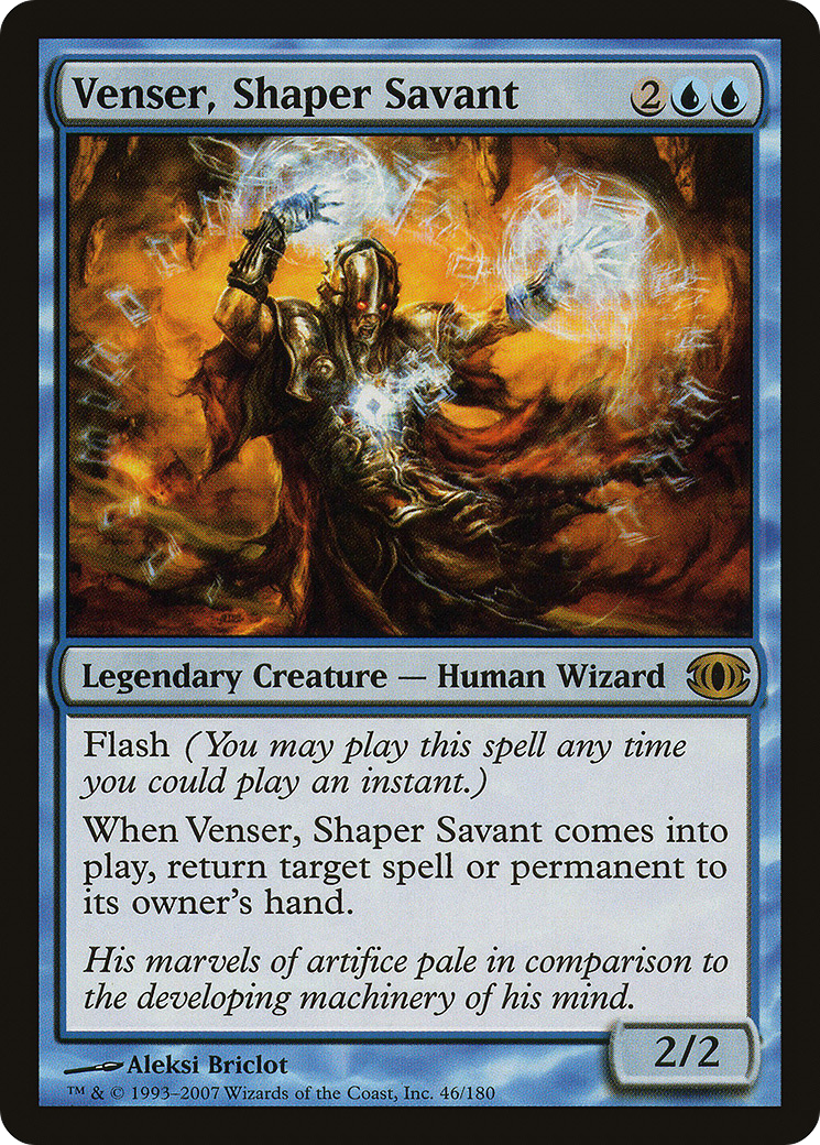 Venser, Shaper Savant (FUT-046) - Future Sight Foil - Premium MTG Single from Wizards of the Coast - Just $7.40! Shop now at Game Crave Tournament Store