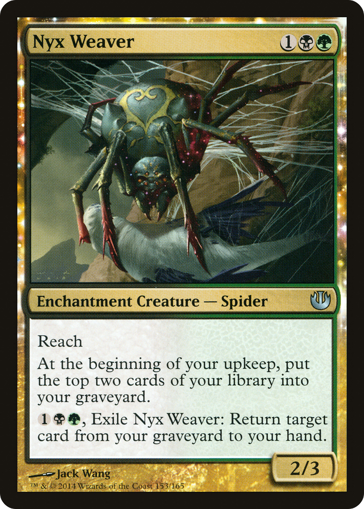 Nyx Weaver (JOU-153) - Journey into Nyx: (nyxtouched) - Premium MTG Single from Wizards of the Coast - Just $0.08! Shop now at Game Crave Tournament Store