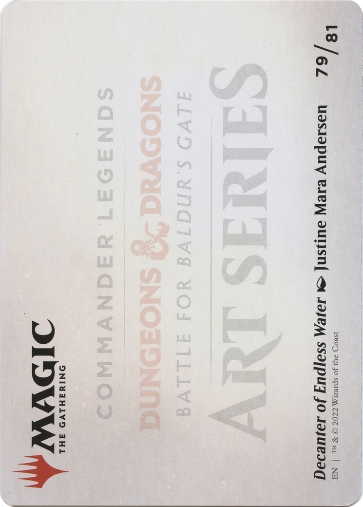Decanter of Endless Water // Decanter of Endless Water (ACLB-079) - Battle for Baldur's Gate Art Series (Borderless) Foil - Premium MTG Single from Wizards of the Coast - Just $0! Shop now at Game Crave Tournament Store