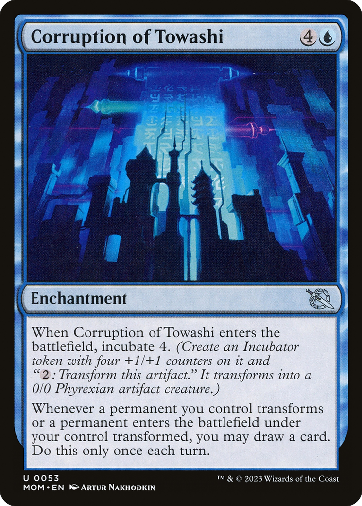 Corruption of Towashi (MOM-053) - March of the Machine - Premium MTG Single from Wizards of the Coast - Just $0.08! Shop now at Game Crave Tournament Store