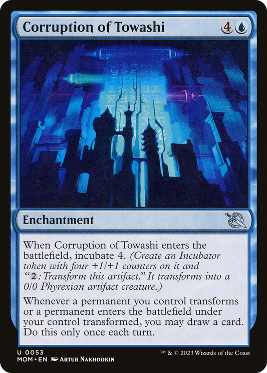 Corruption of Towashi (MOM-053) - March of the Machine - Premium MTG Single from Wizards of the Coast - Just $0.08! Shop now at Game Crave Tournament Store