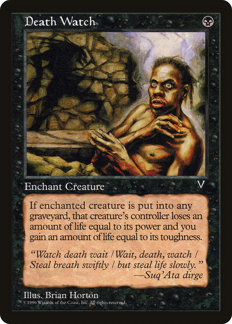 Death Watch (VIS-057) - Visions - Premium MTG Single from Wizards of the Coast - Just $0.08! Shop now at Game Crave Tournament Store