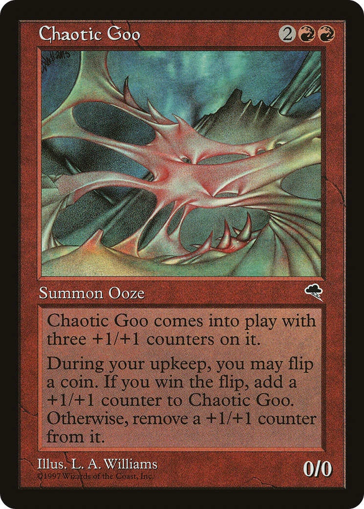 Chaotic Goo (TMP-168) - Tempest - Premium MTG Single from Wizards of the Coast - Just $1.44! Shop now at Game Crave Tournament Store