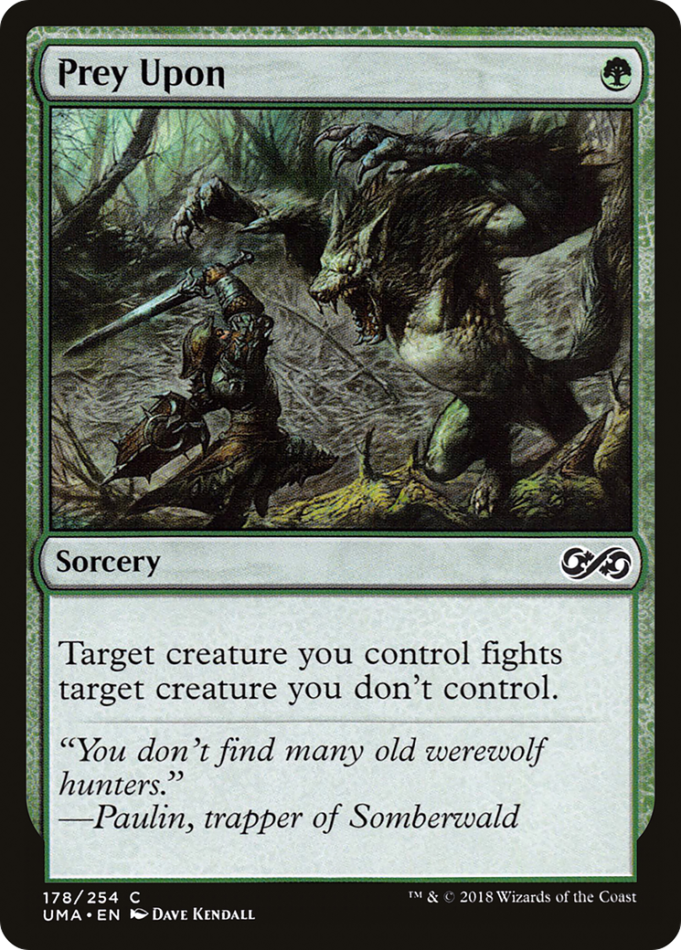 Prey Upon (UMA-178) - Ultimate Masters Foil - Premium MTG Single from Wizards of the Coast - Just $0.08! Shop now at Game Crave Tournament Store