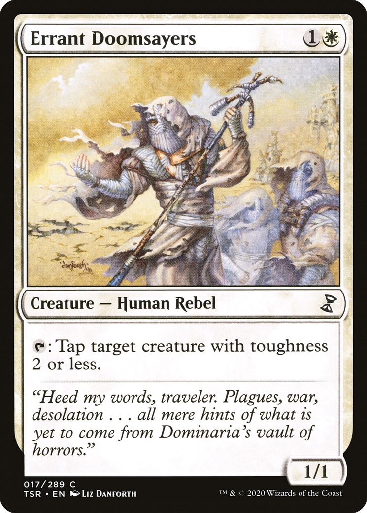 Errant Doomsayers (TSR-017) - Time Spiral Remastered - Premium MTG Single from Wizards of the Coast - Just $0.13! Shop now at Game Crave Tournament Store