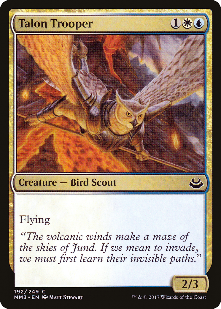 Talon Trooper (MM3-192) - Modern Masters 2017 - Premium MTG Single from Wizards of the Coast - Just $0.08! Shop now at Game Crave Tournament Store