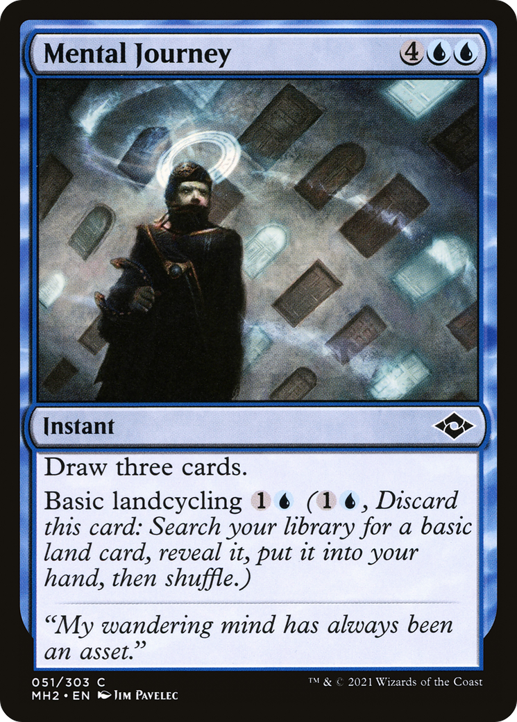 Mental Journey (MH2-051) - Modern Horizons 2 - Premium MTG Single from Wizards of the Coast - Just $0.08! Shop now at Game Crave Tournament Store