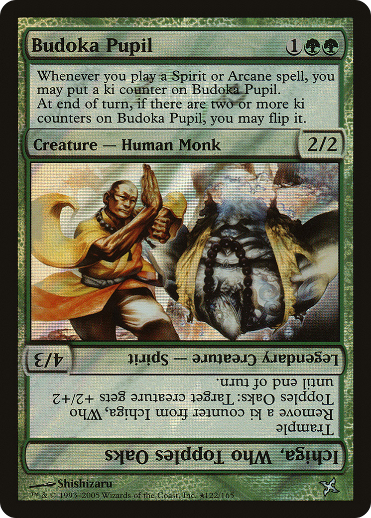 Budoka Pupil // Ichiga, Who Topples Oaks (PBOK-122★) - Betrayers of Kamigawa Promos Foil - Premium MTG Single from Wizards of the Coast - Just $0.15! Shop now at Game Crave Tournament Store