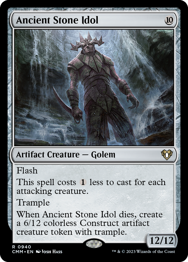 Ancient Stone Idol (CMM-940) - Commander Masters - Premium MTG Single from Wizards of the Coast - Just $0.26! Shop now at Game Crave Tournament Store
