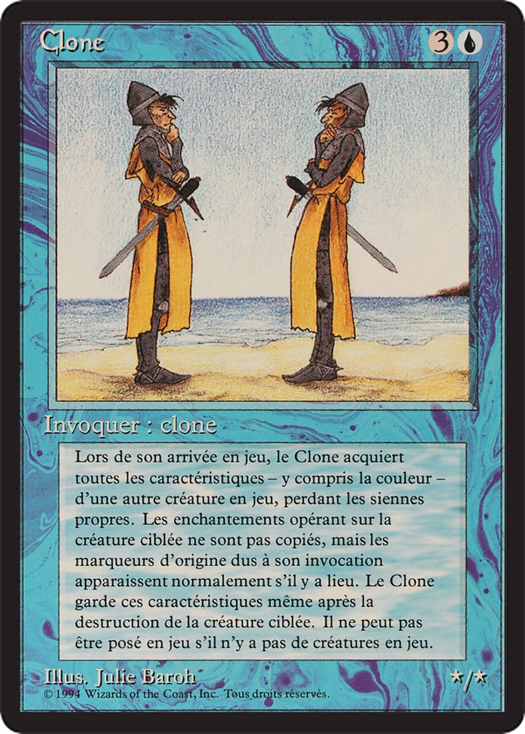 Clone (FBB-051) - Foreign Black Border - Premium MTG Single from Wizards of the Coast - Just $11.08! Shop now at Game Crave Tournament Store